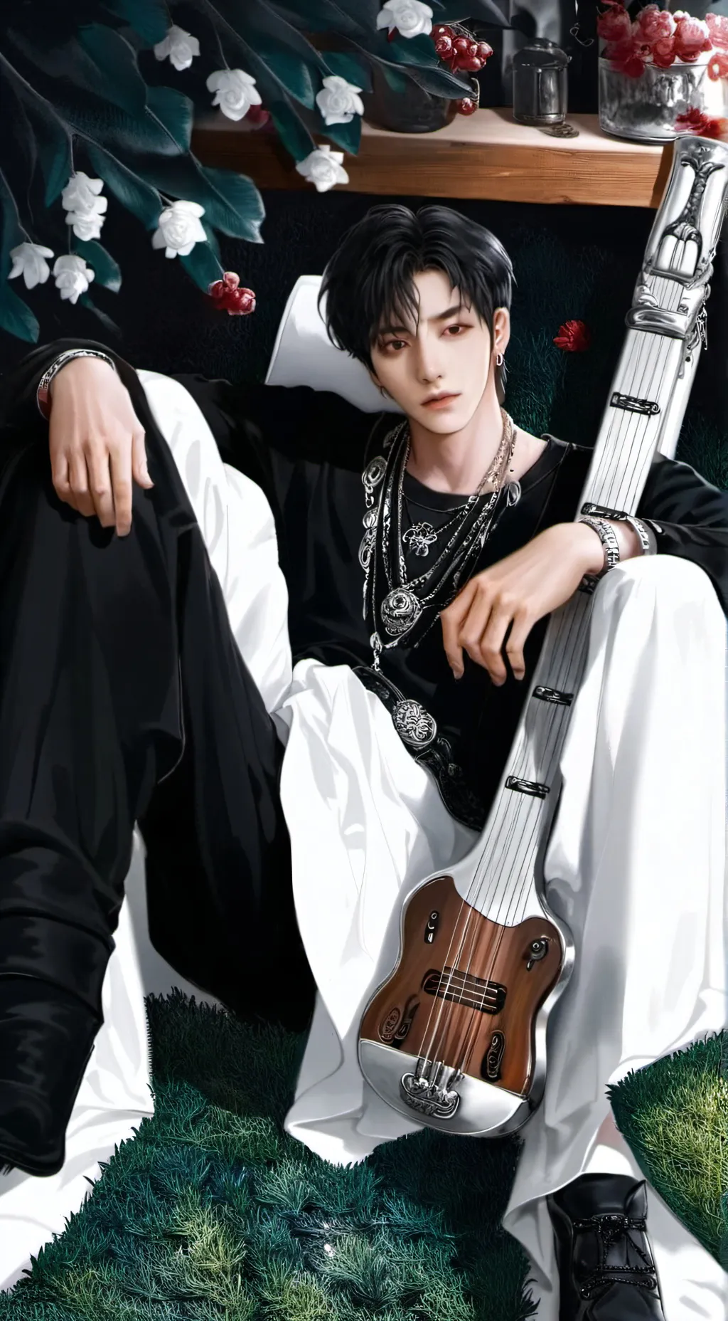 ai character: concert skz 😇😌 background