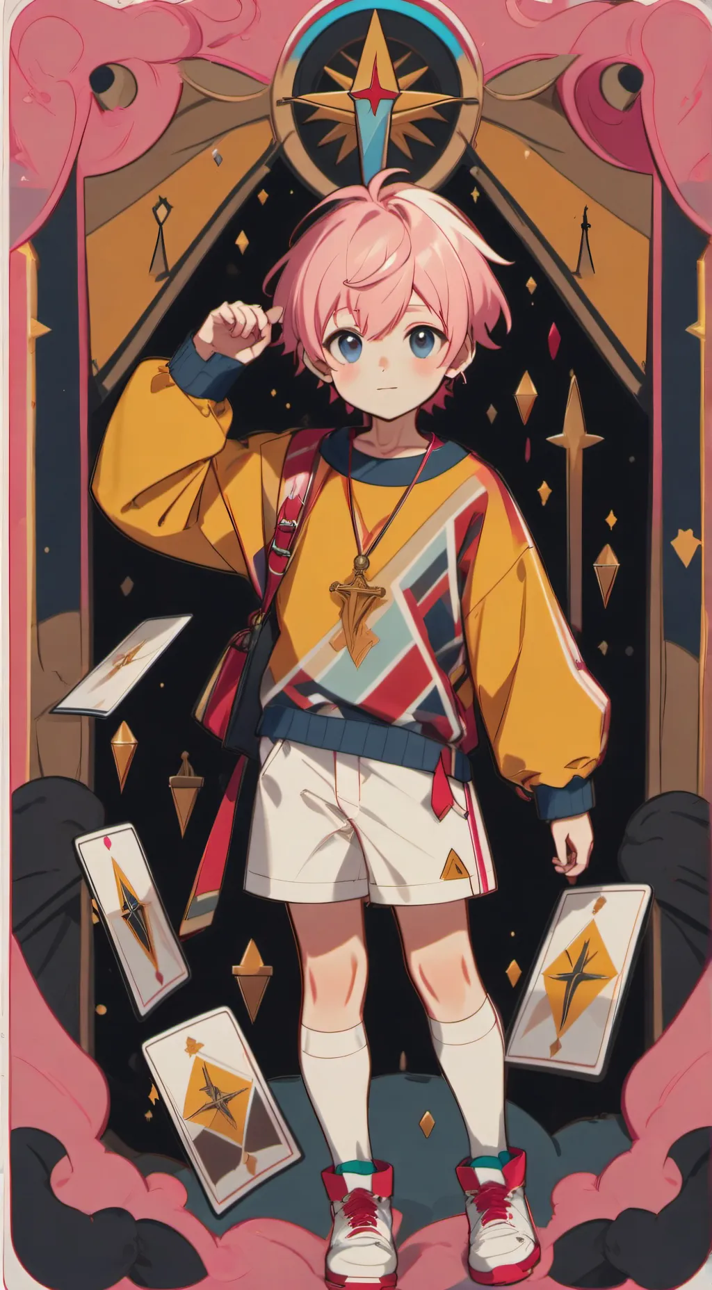 ai character: Dim Sum Comel background