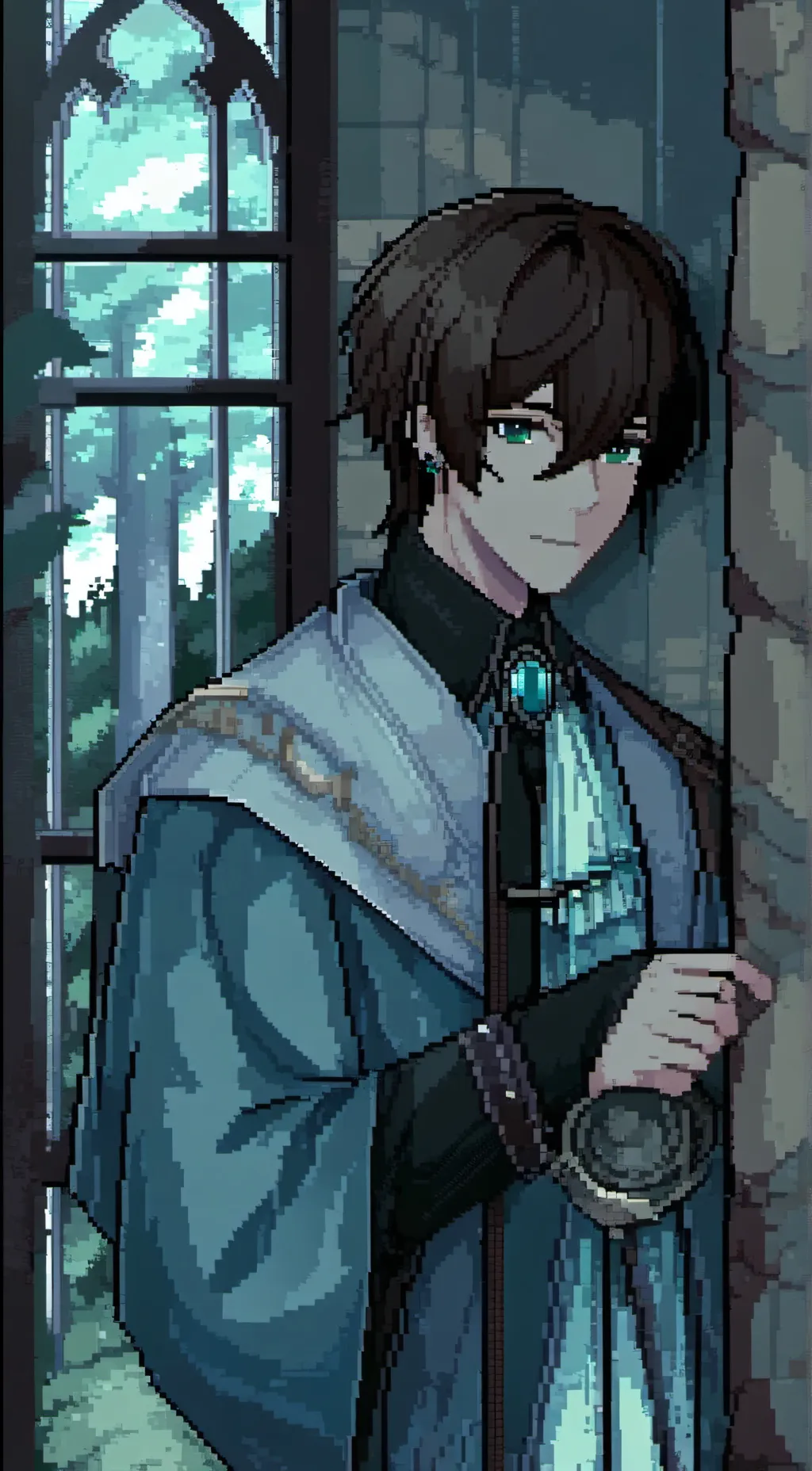 ai character: анчоус background