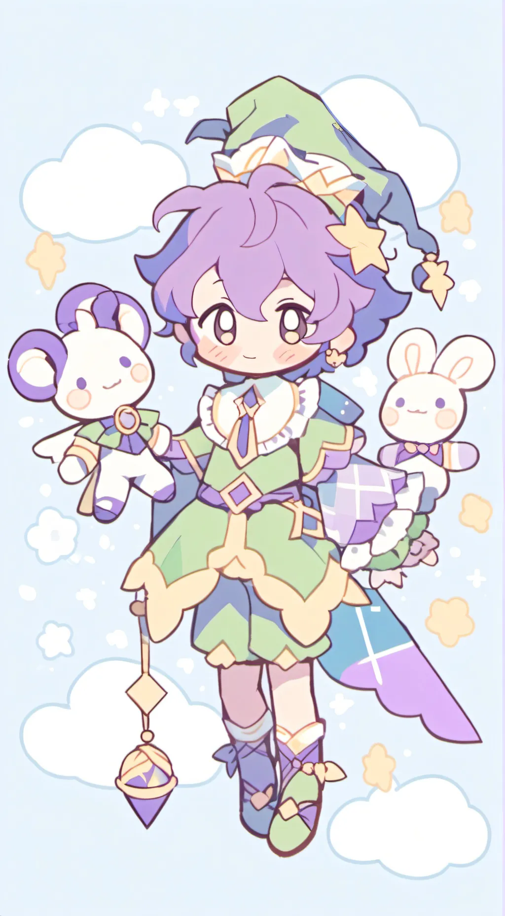 ai character: GARTEN OF BANBAN!! background