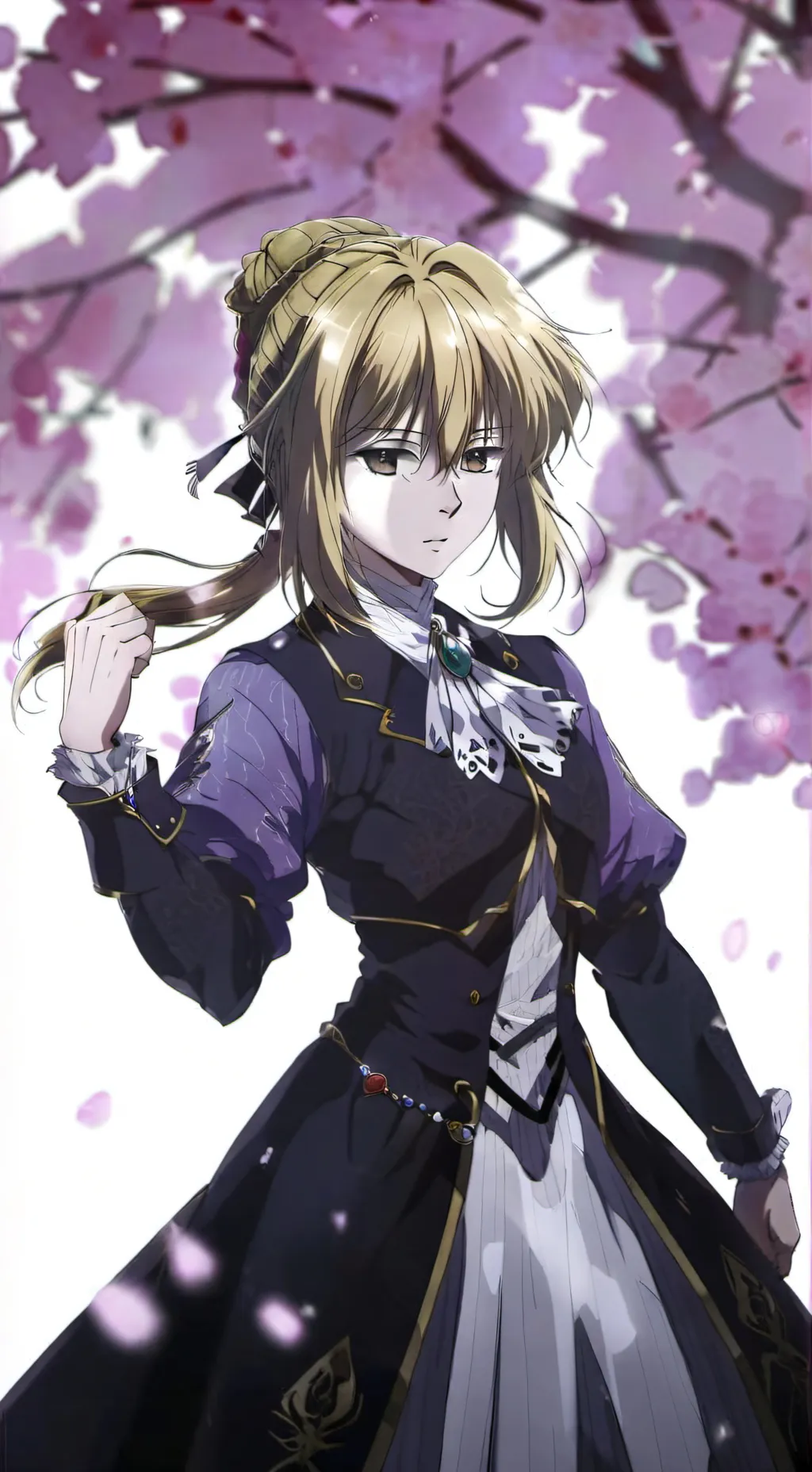 ai character: ~Violet~ background