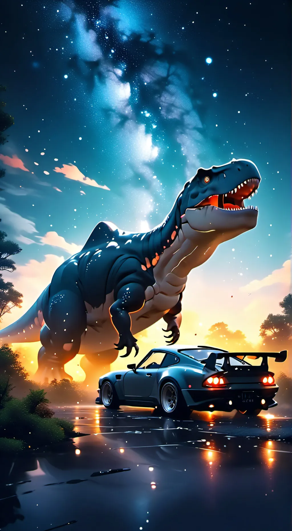 ai character: mha build cars background