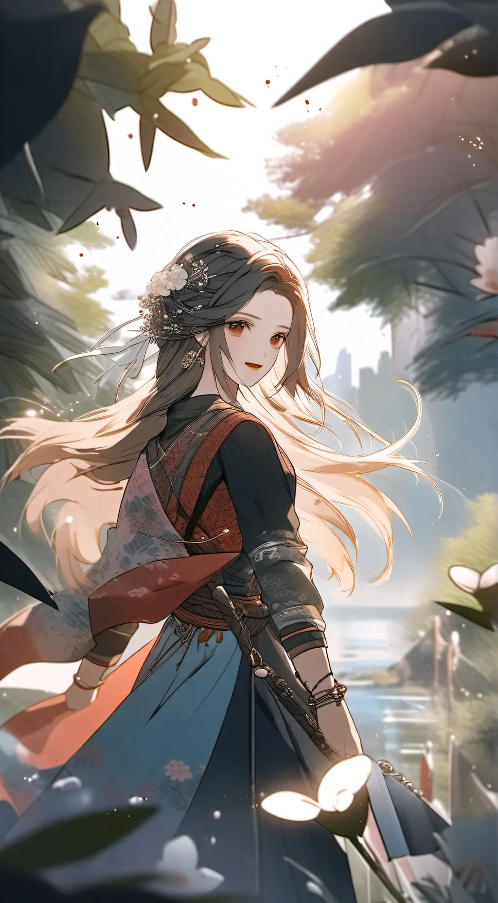 ai character: love background