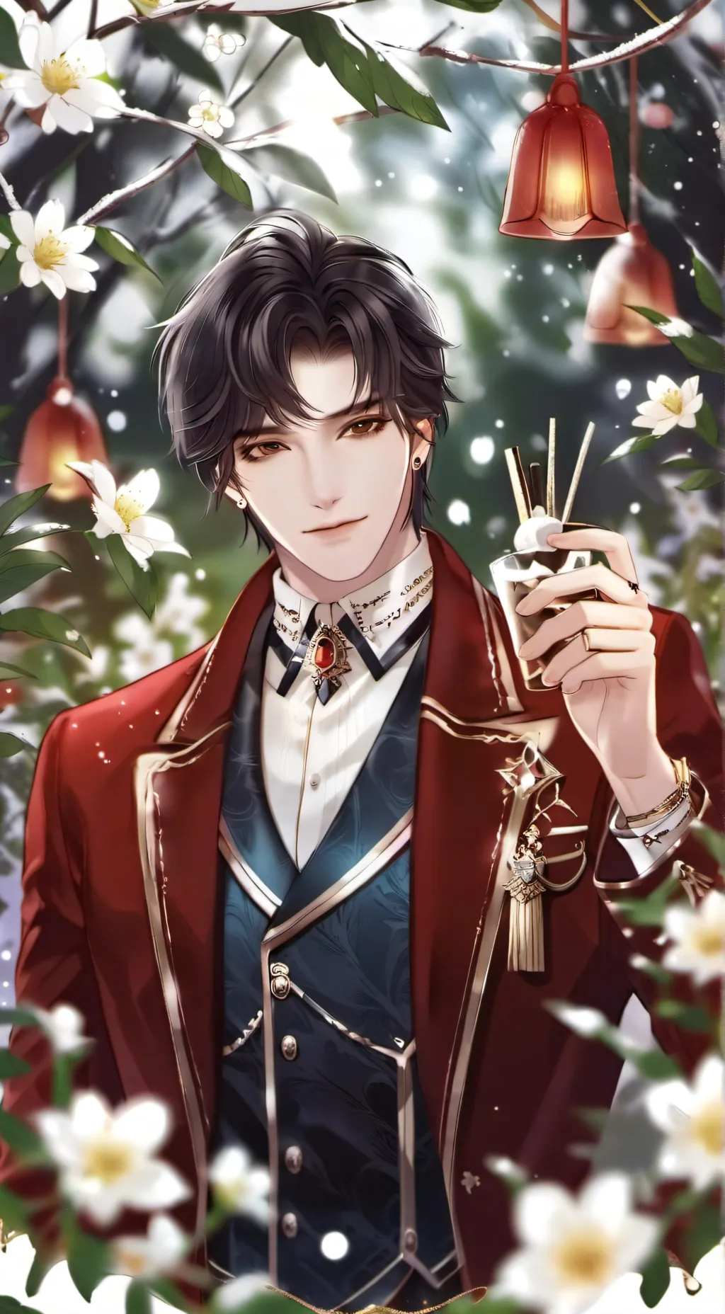 ai character: James🌹💝 background