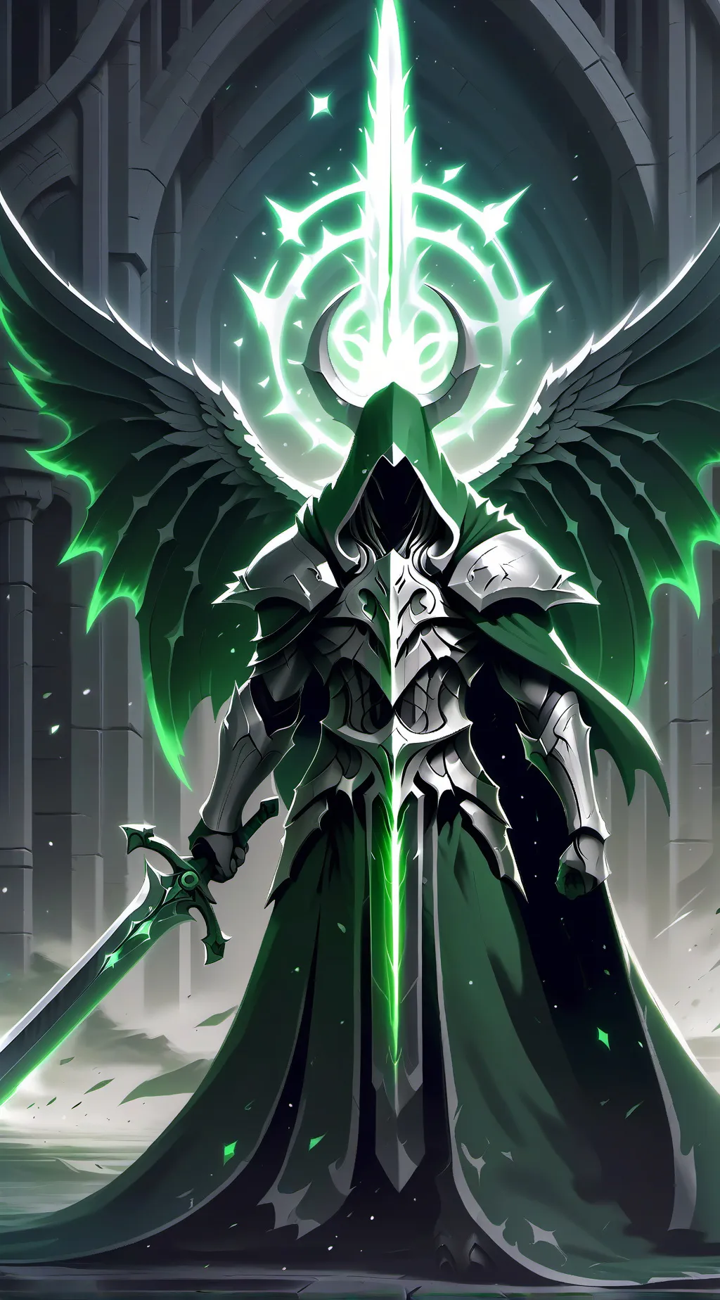 ai character: FAITH district B background