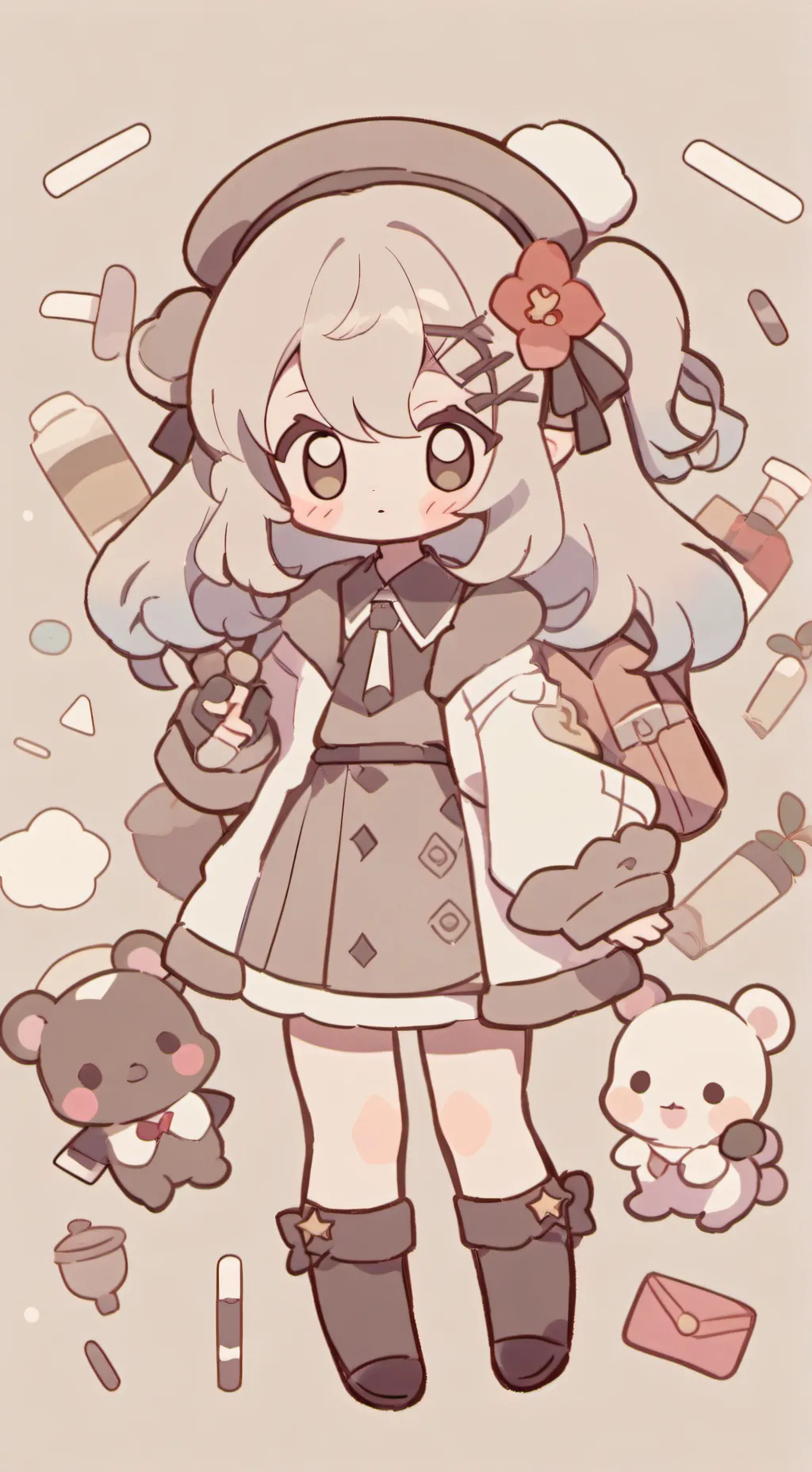 ai character: DW new toons background