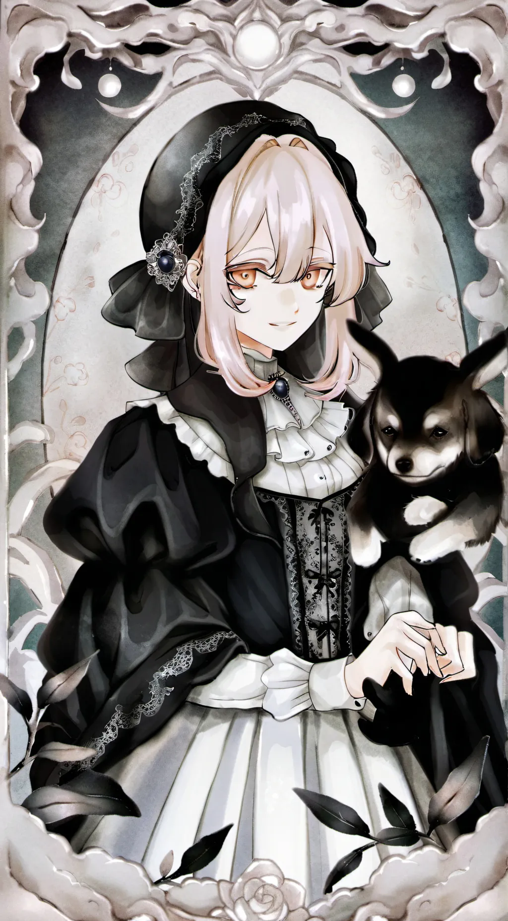 ai character: maël  background