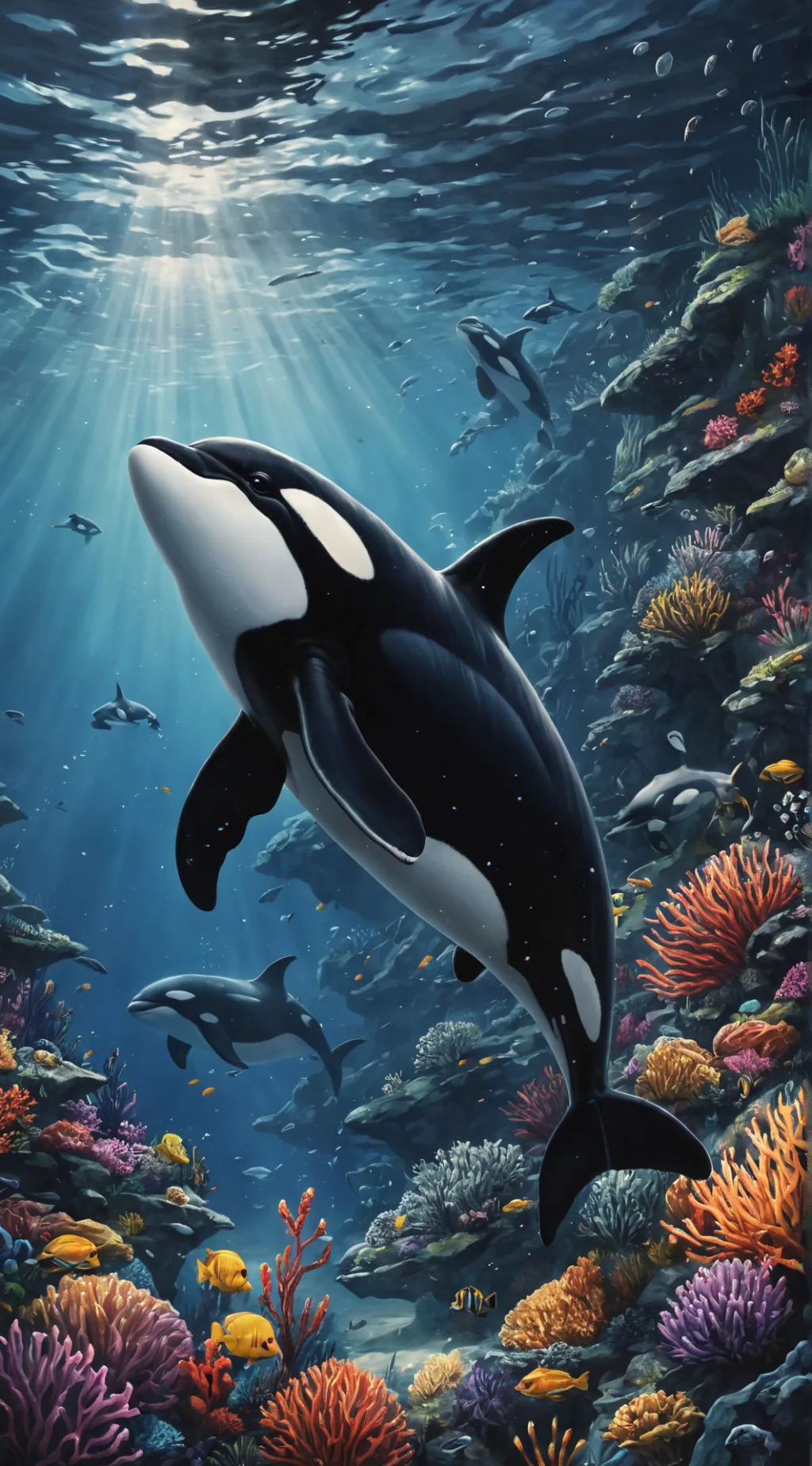 ai character: Mushroom the Orca background
