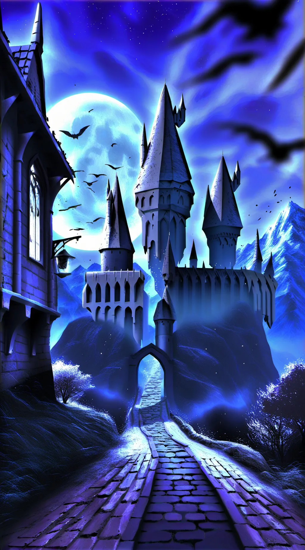 ai character: ~Hogwarts Drama~ background