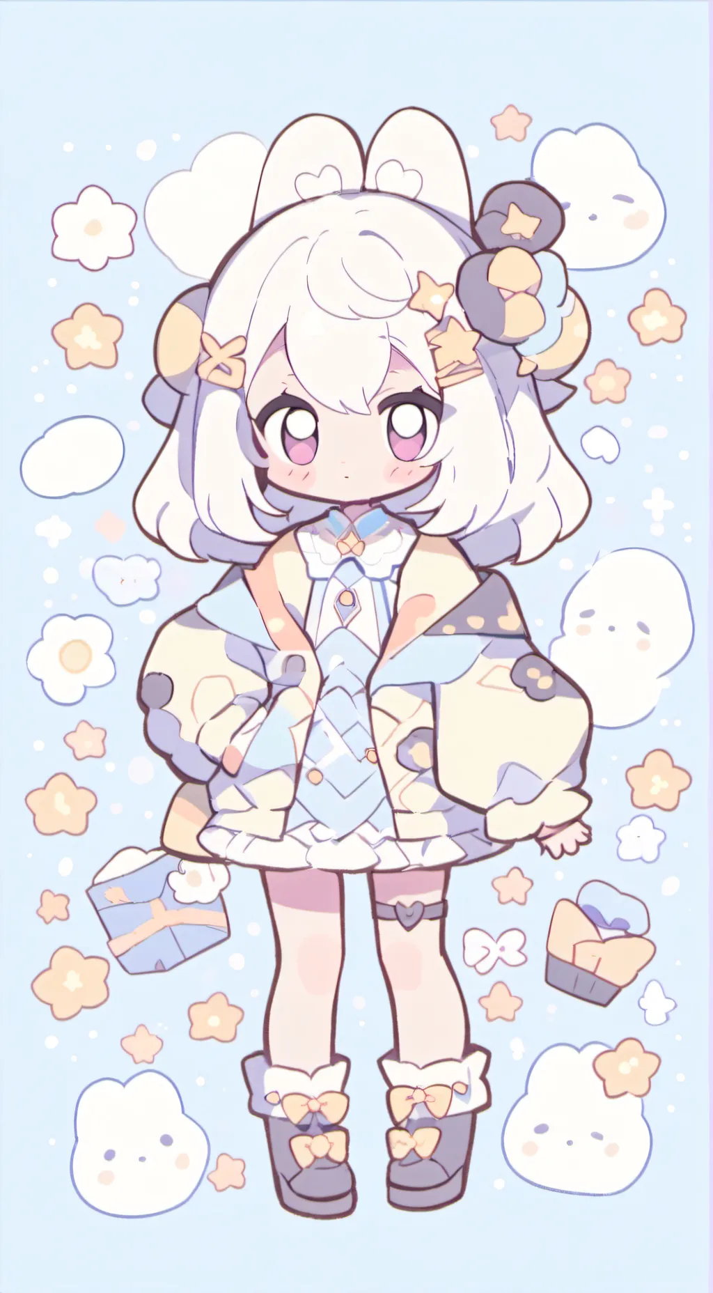 ai character: drowning person  background