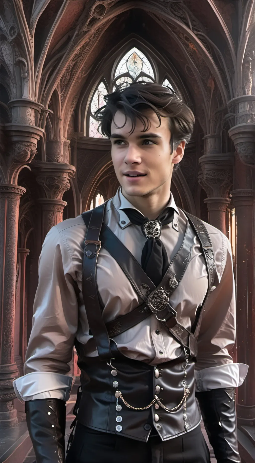 ai character: Mattheo Riddle  background