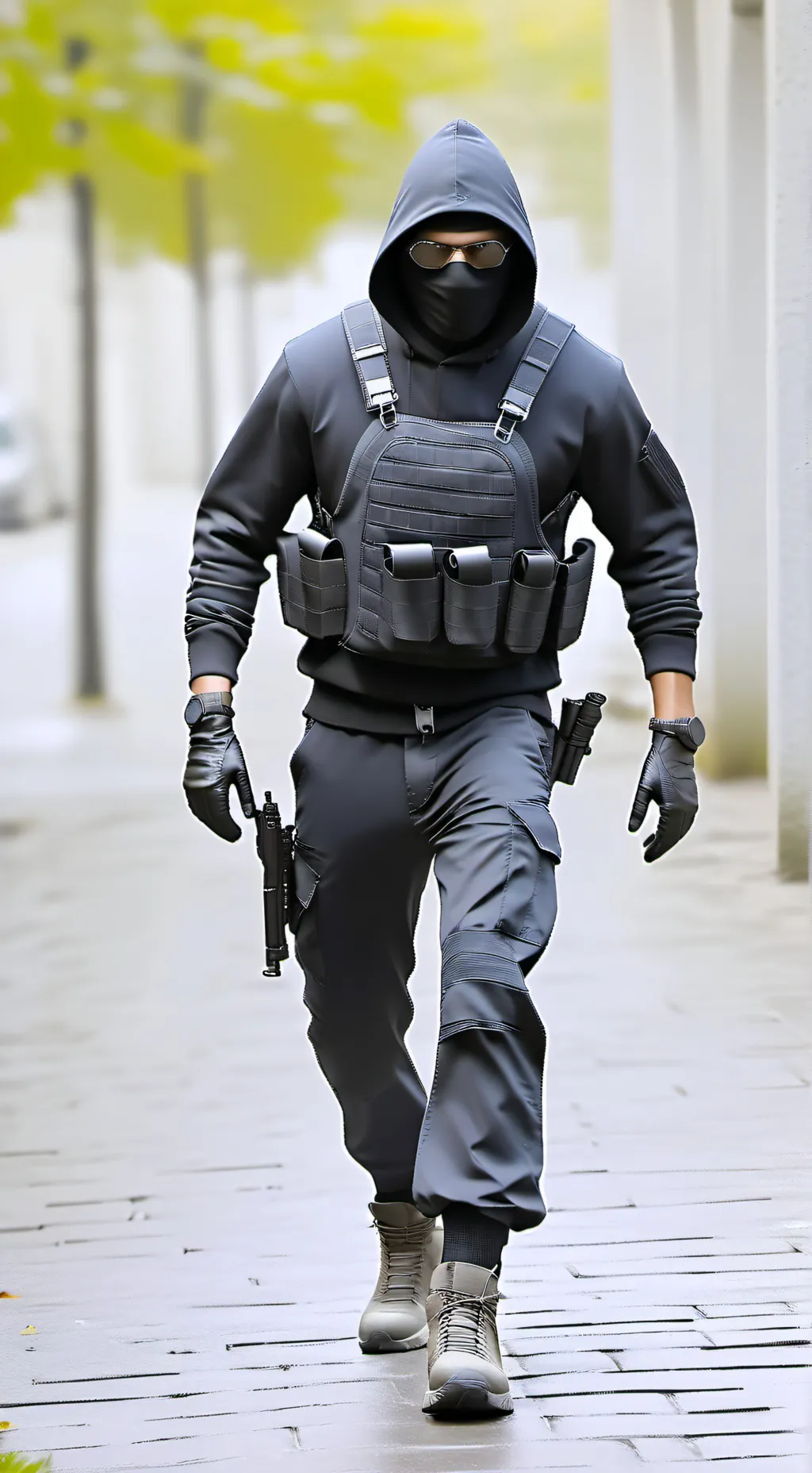 ai character: Robber  background