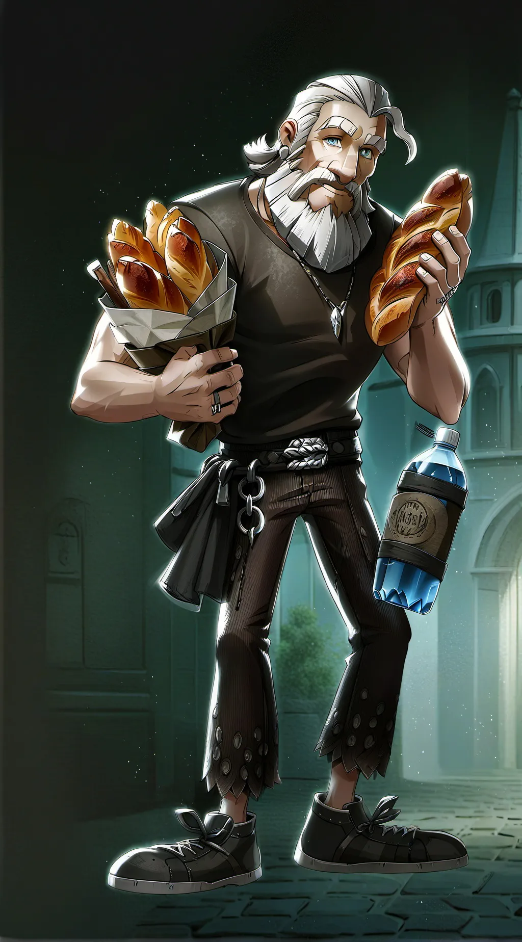 ai character: Kind skill test background