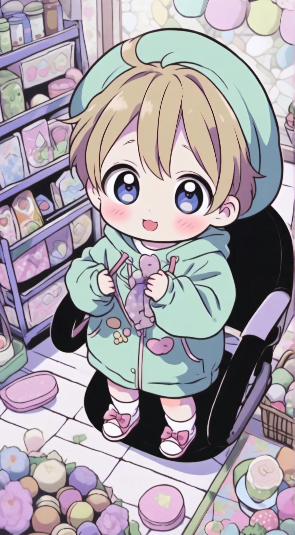 ai character: Kozuma  background