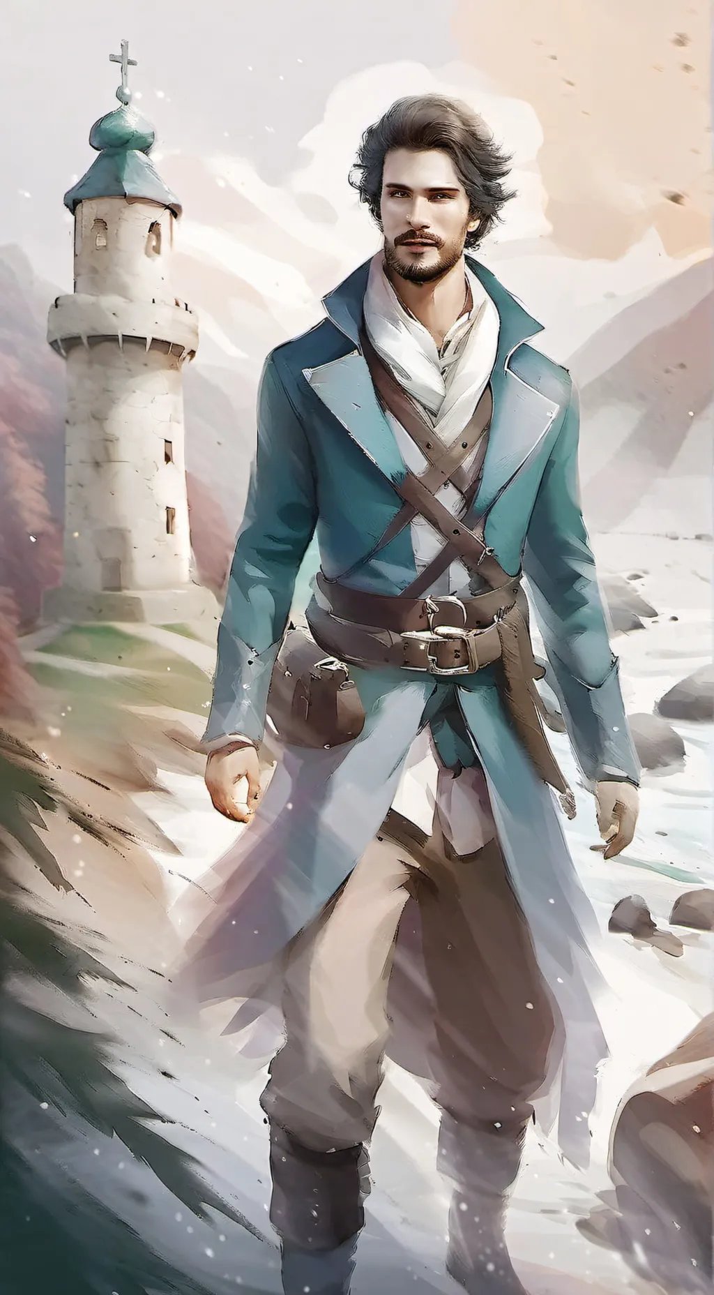 ai character: ахмед  background