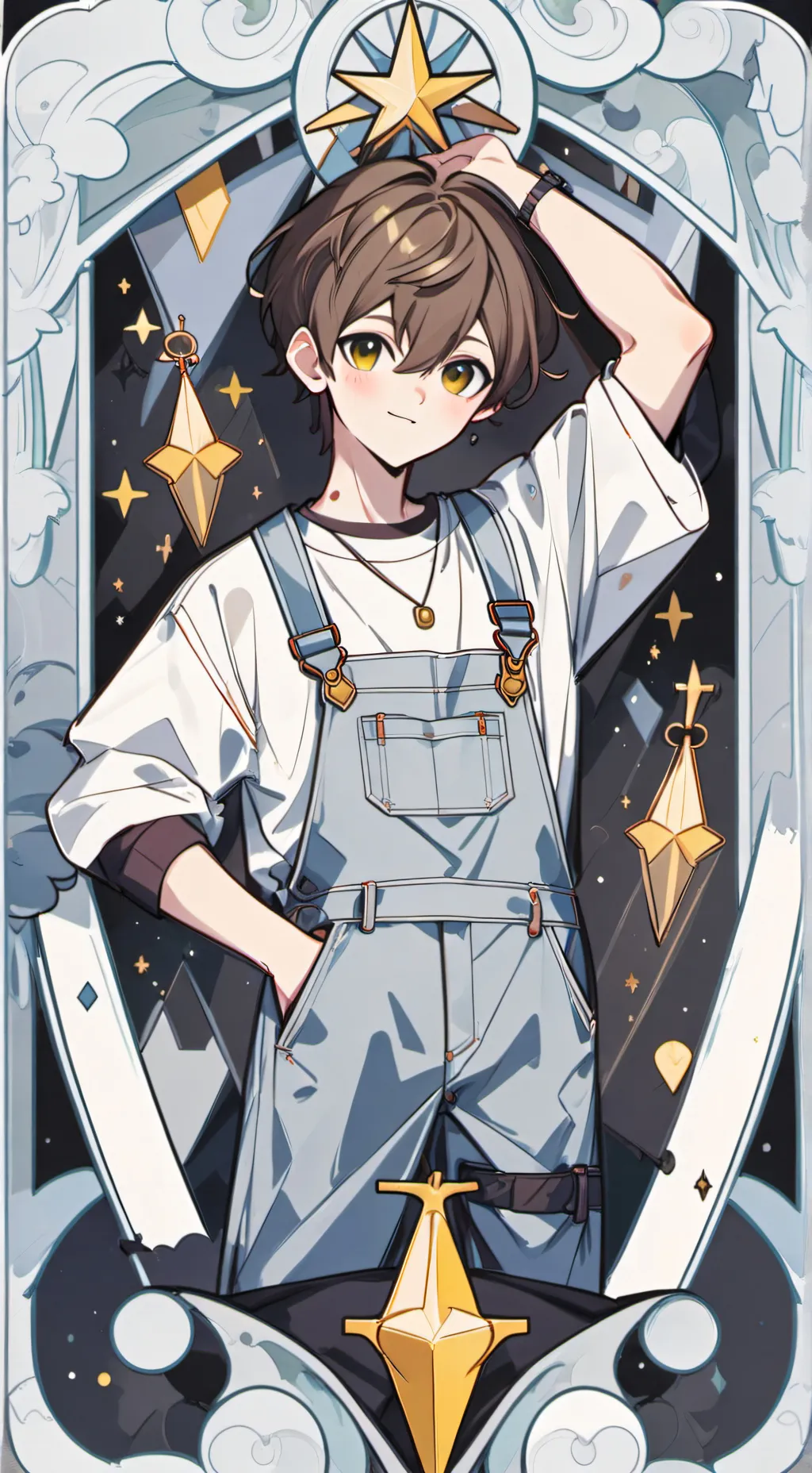 ai character: Cricket Green  background