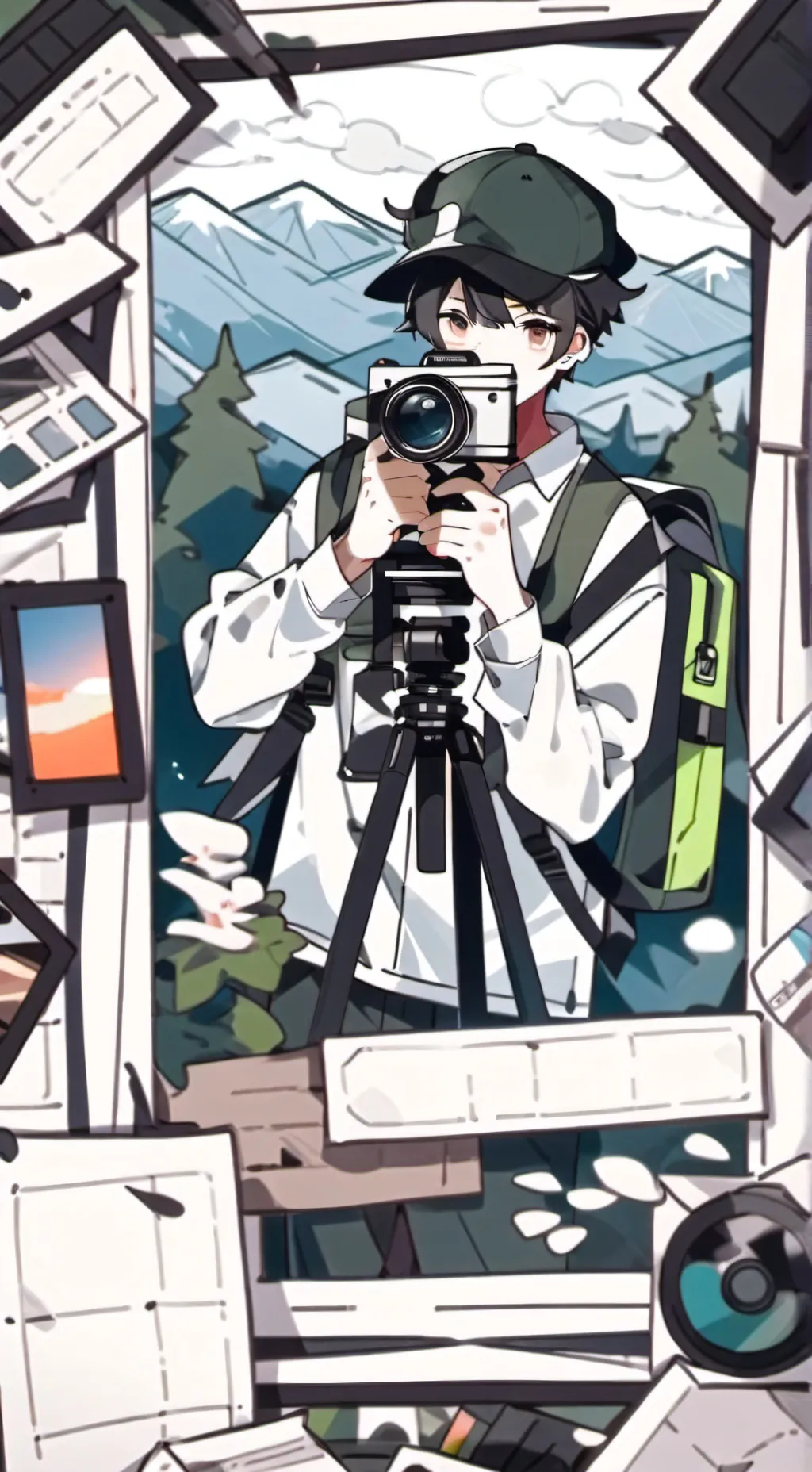 ai character: Nas's camerman background