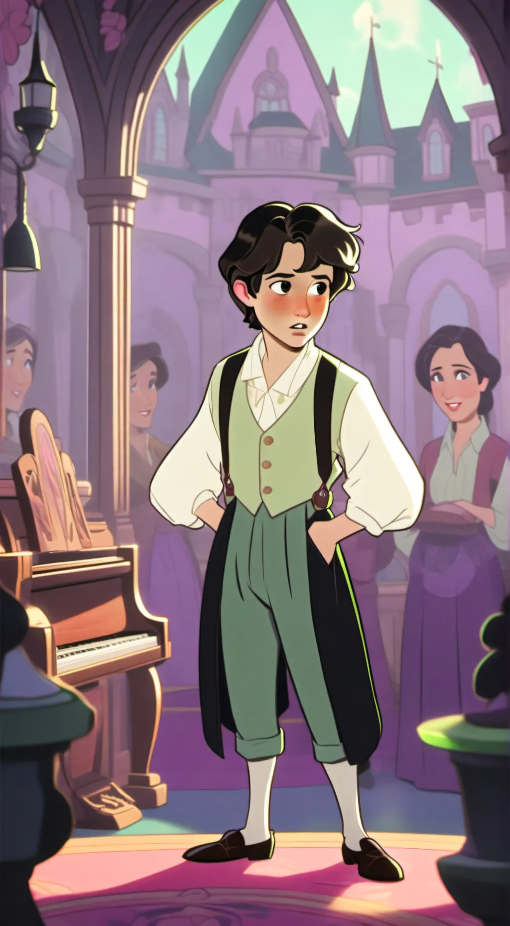 ai character: Neville background