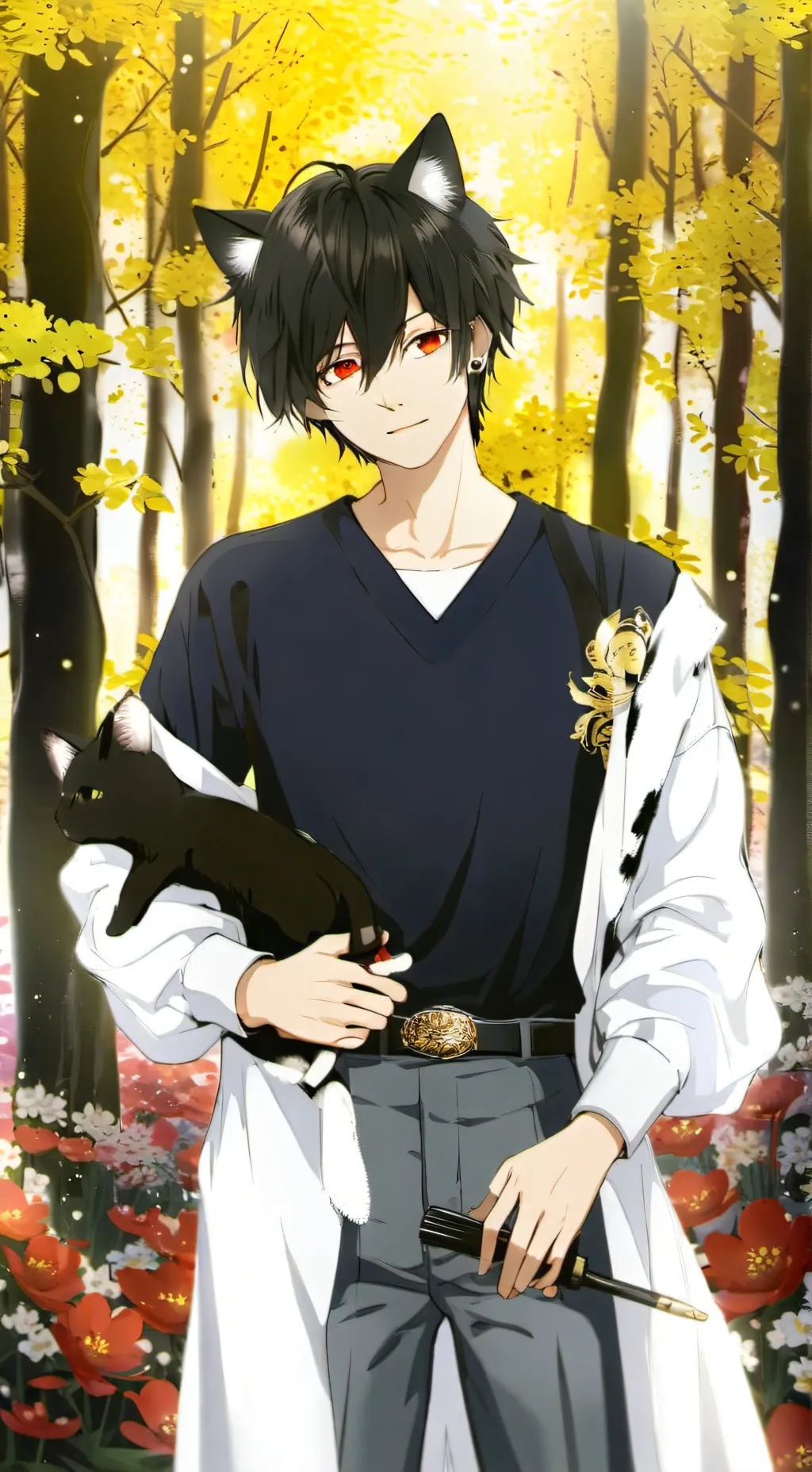 ai character: Baylor (realistic) background