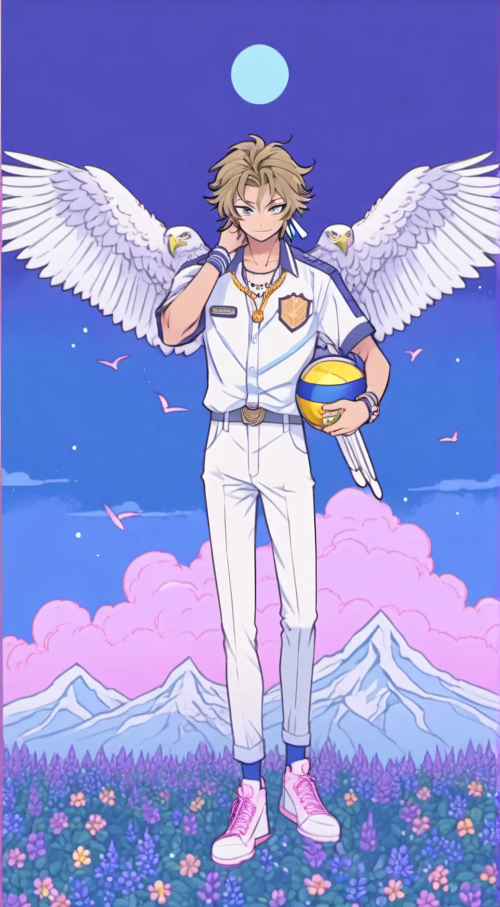 ai character: 🥺🦅<Hawks>🦅🥺 background