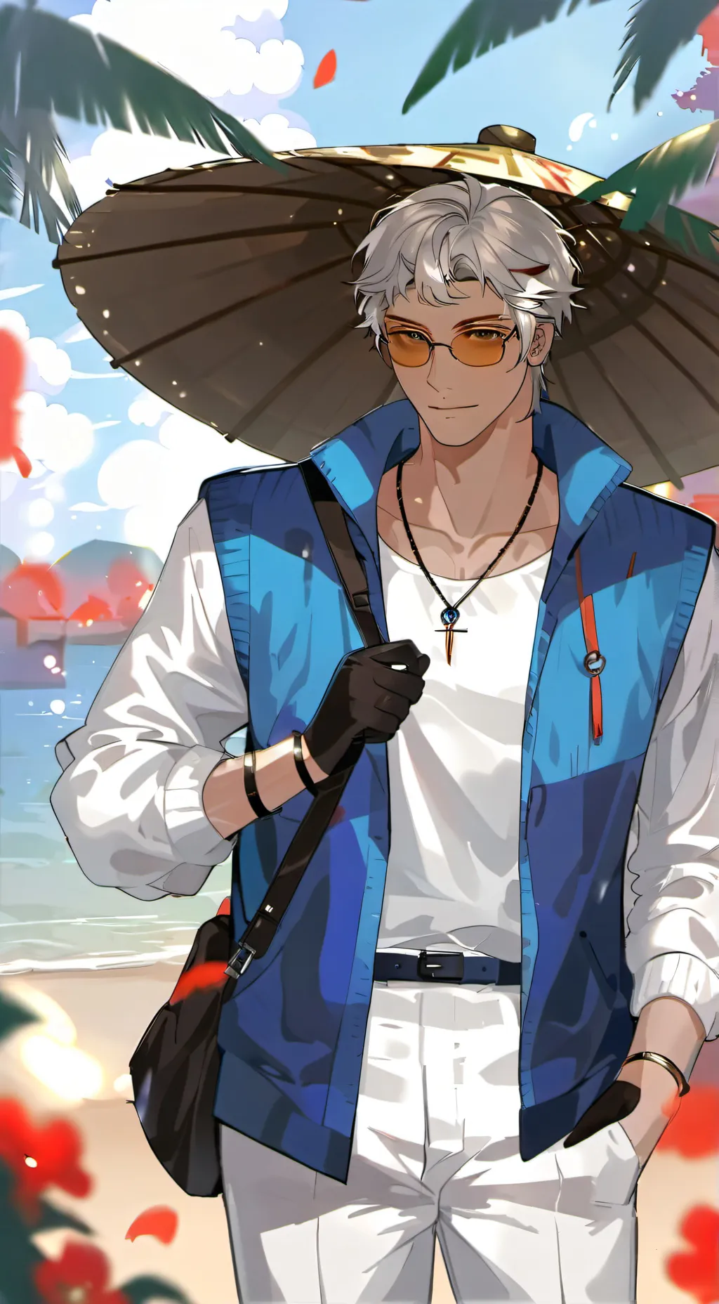 ai character: leo background