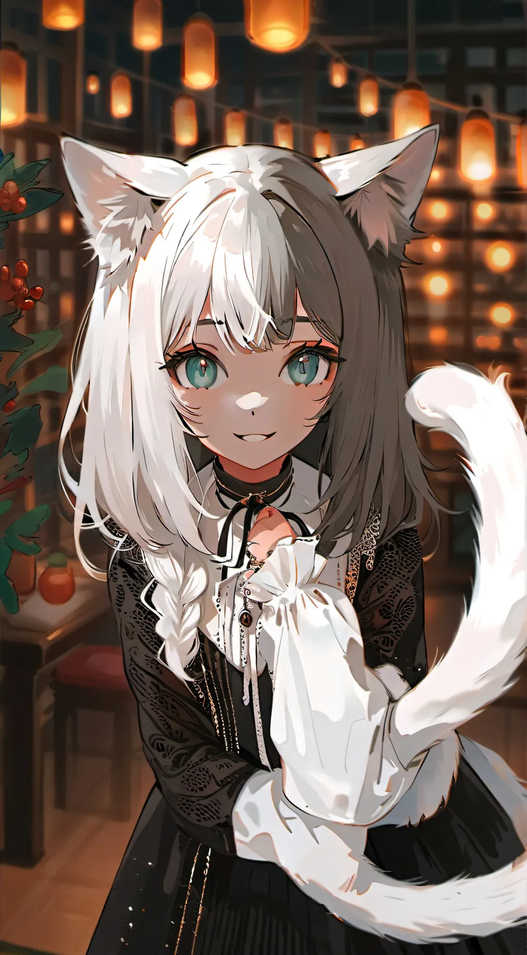 ai character: White Melody Spirit background