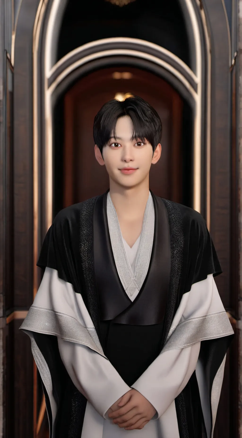 ai character: Myung-gi  background