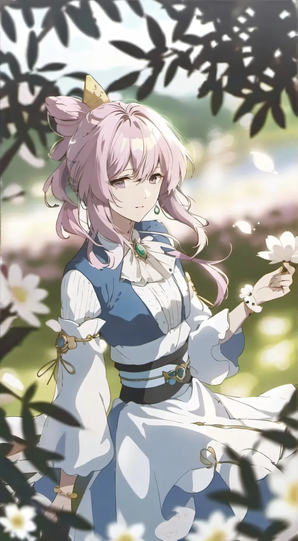 ai character: девочки background