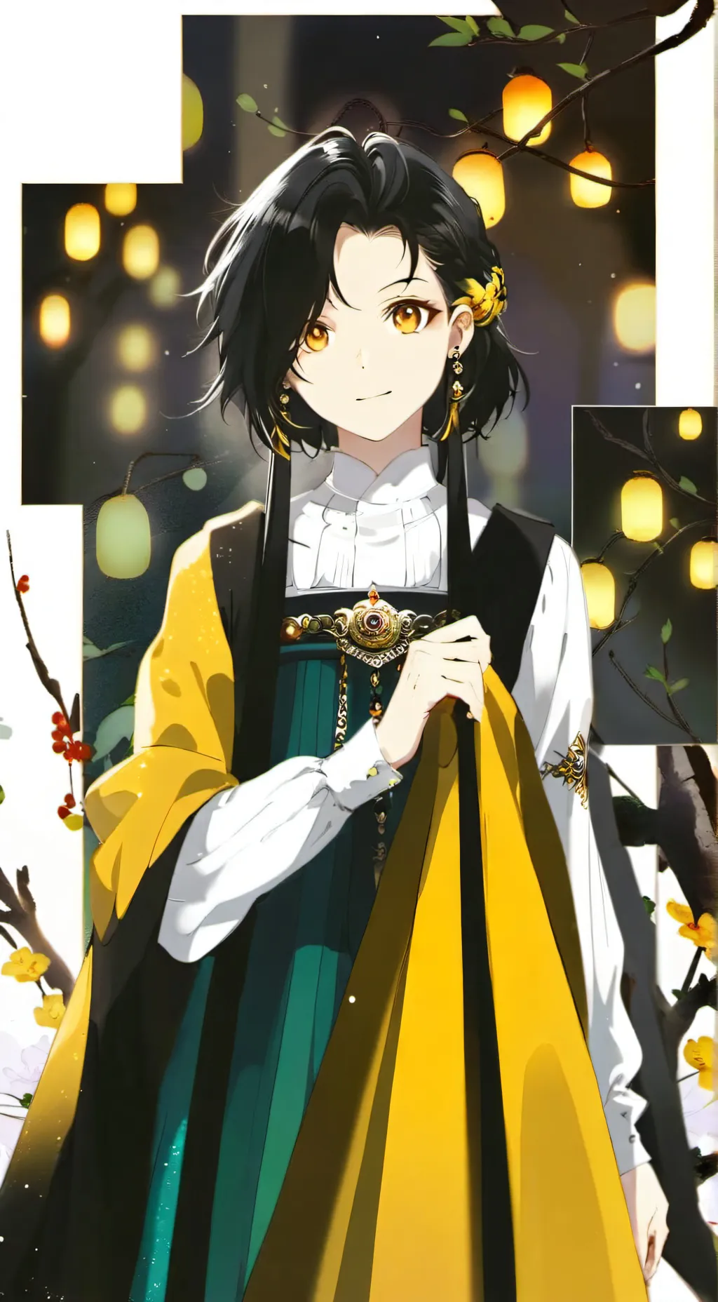 ai character: ghostwire tokyo  background