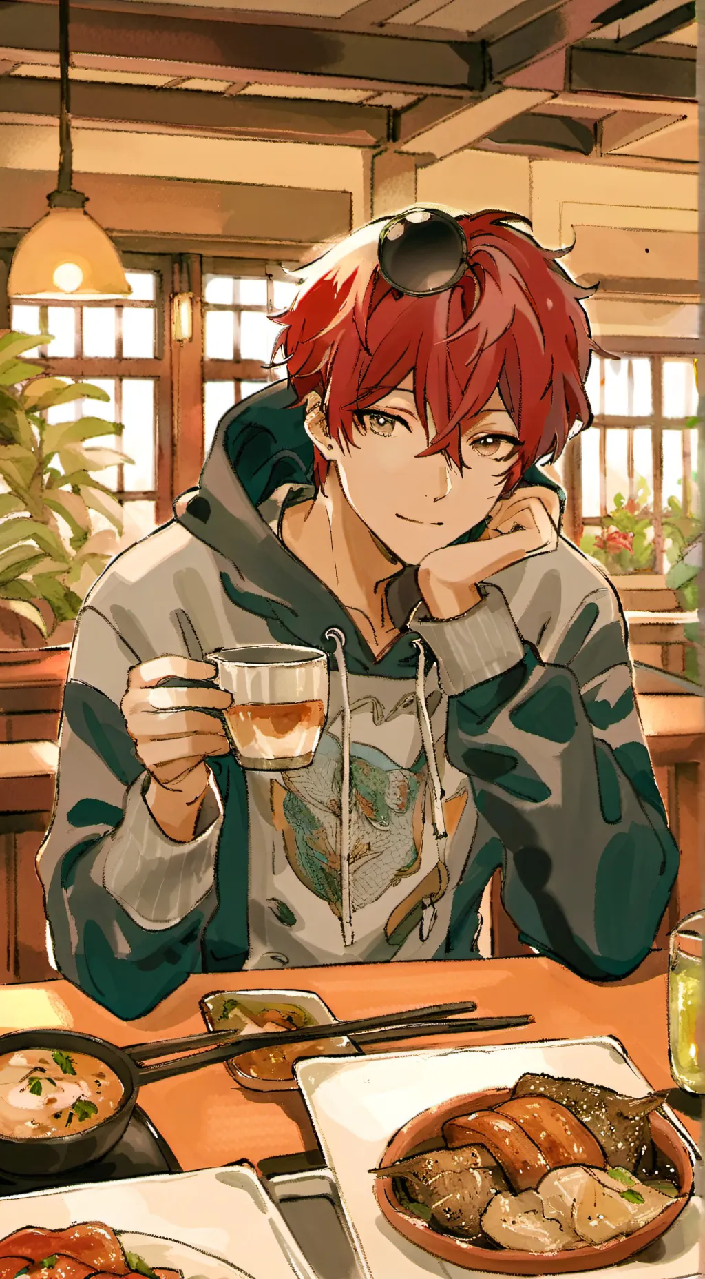 ai character: evan/bf background