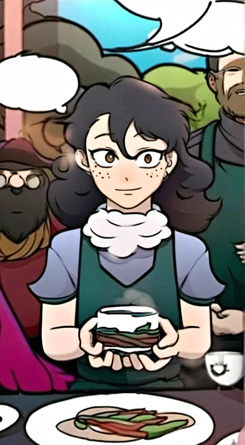 ai character: ¤☆genmui♡☆¤● background