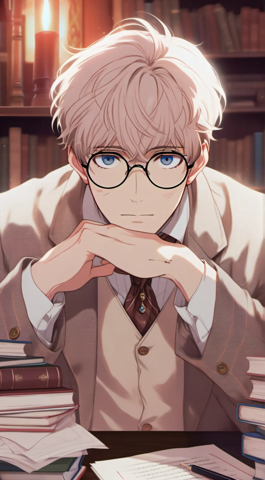 ai character: professor edwin background