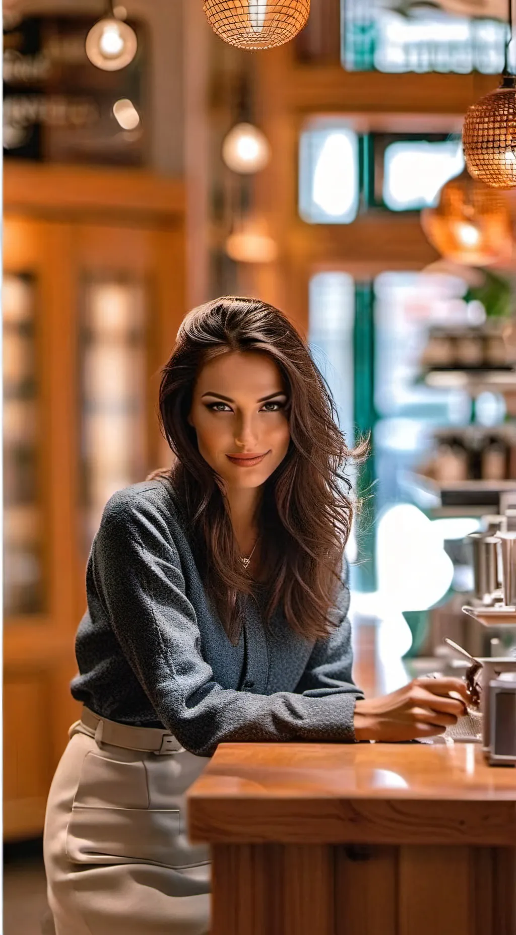 ai character: Claire  background