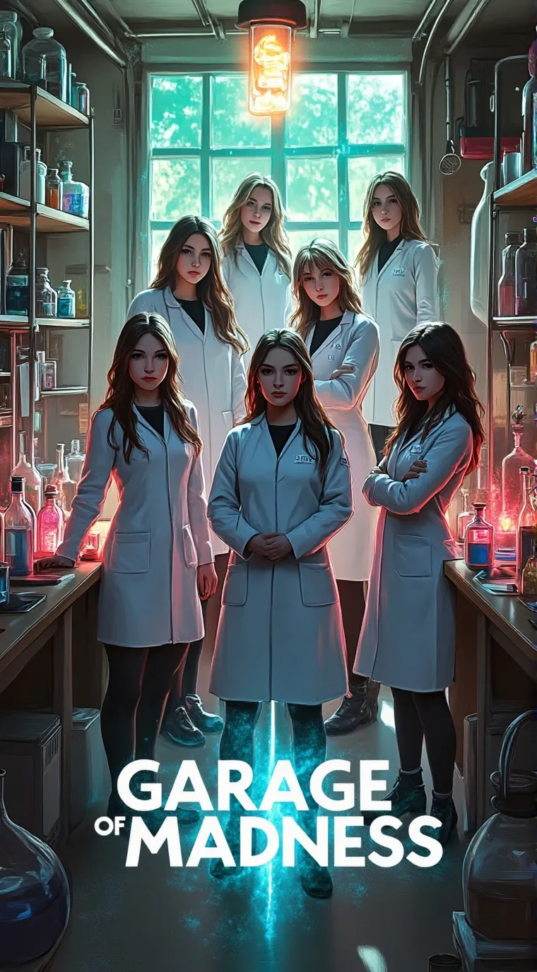 ai character: Garage of madness background