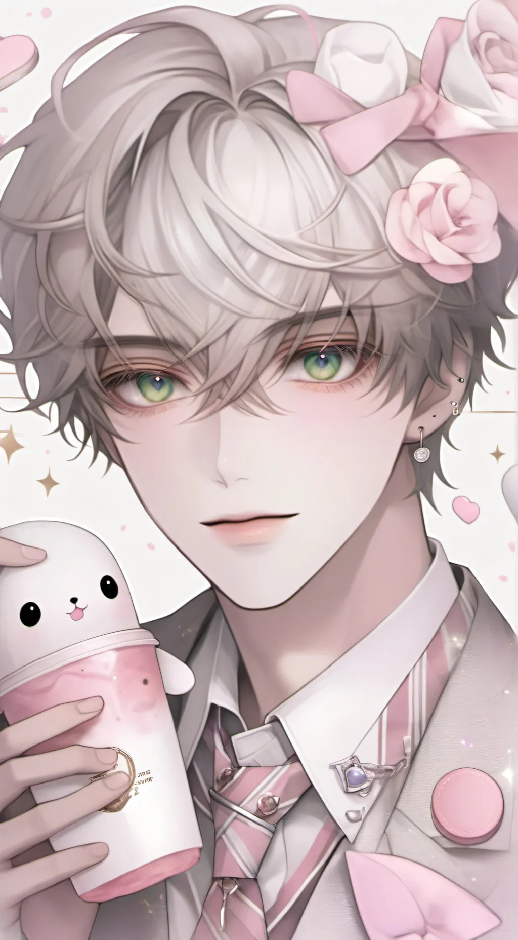 ai character: My go to boy  background