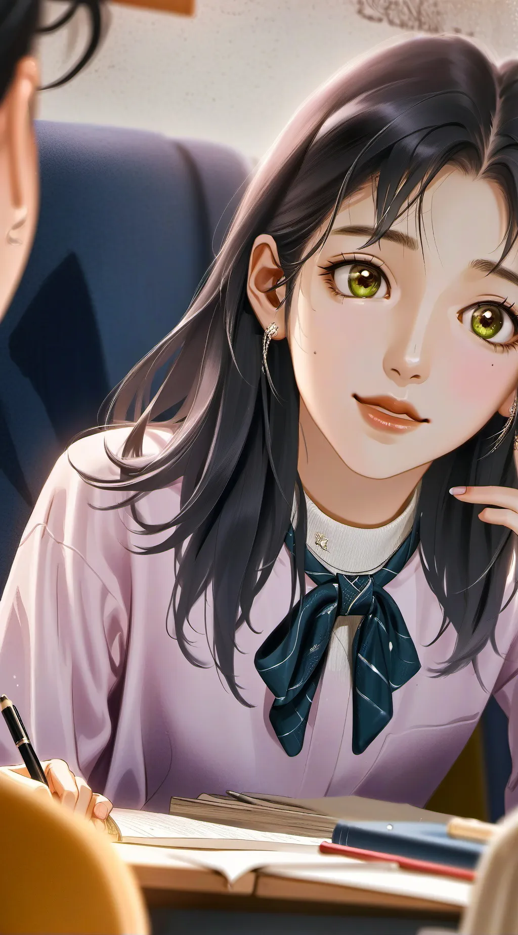 ai character: Emily  background