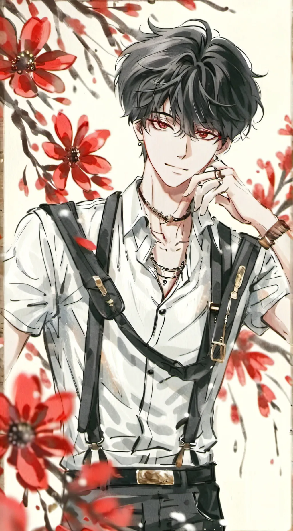 ai character: Nick😎 background