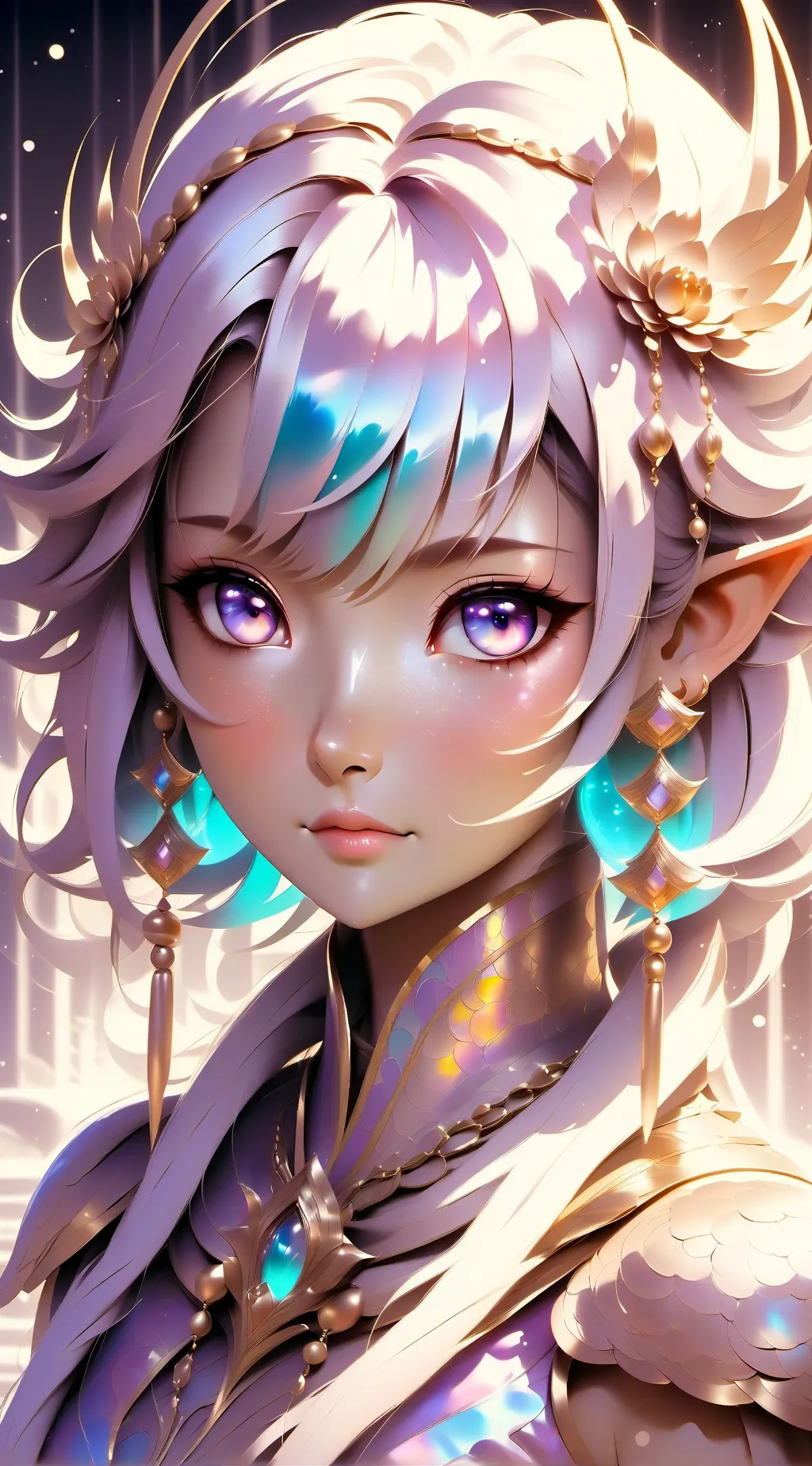 ai character: luna background