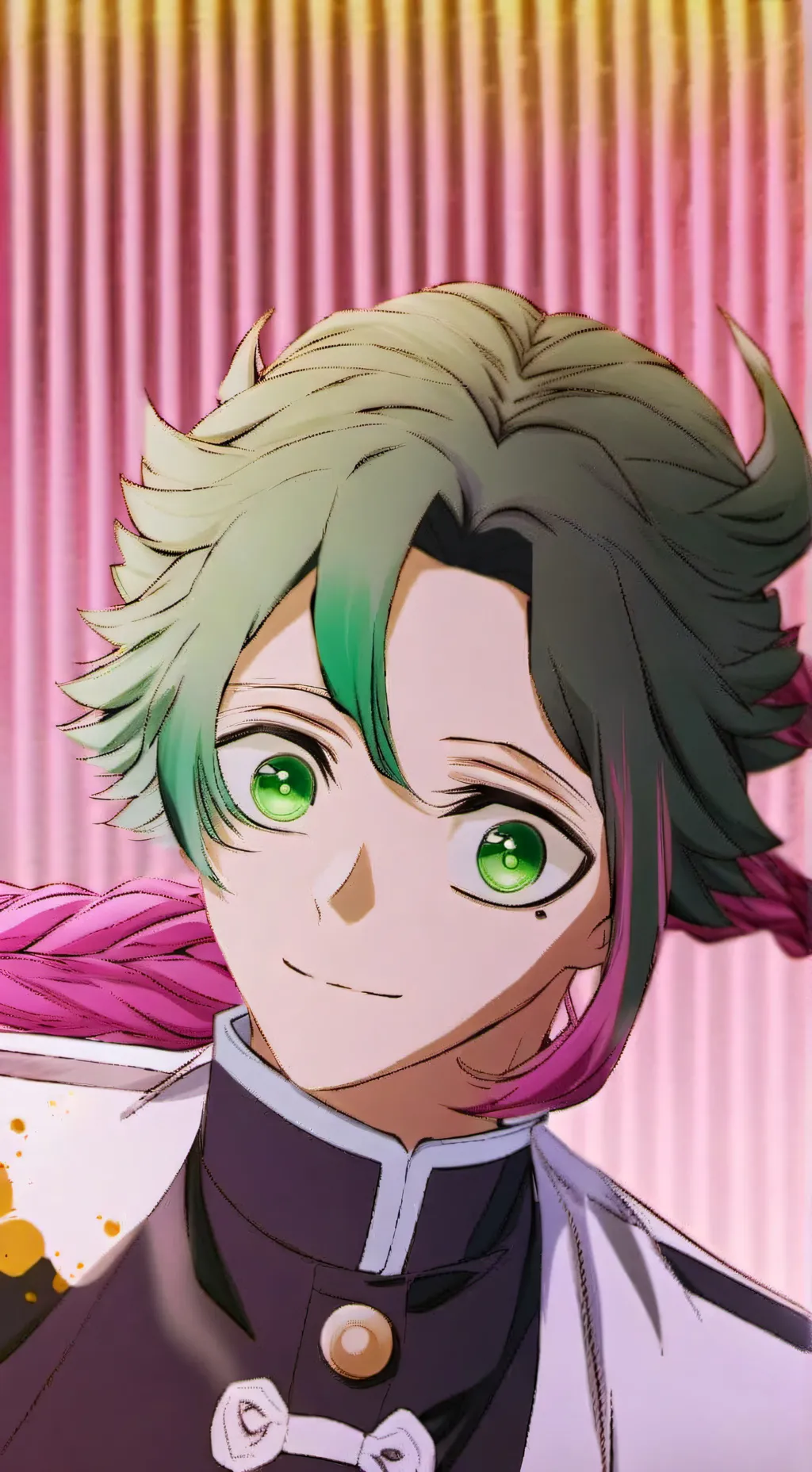 ai character: Hermano de Mitsuri background