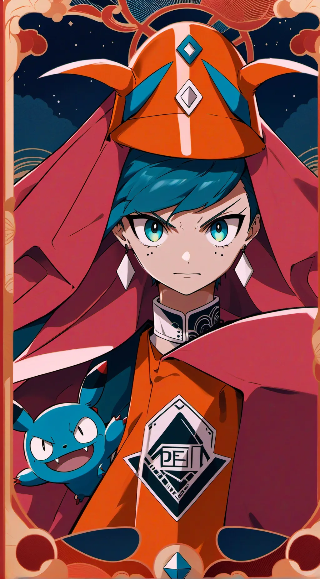 ai character: MHA te odia mujer background