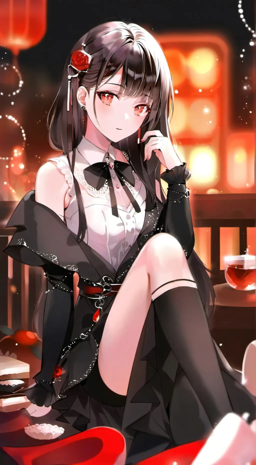 ai character: •Max• background