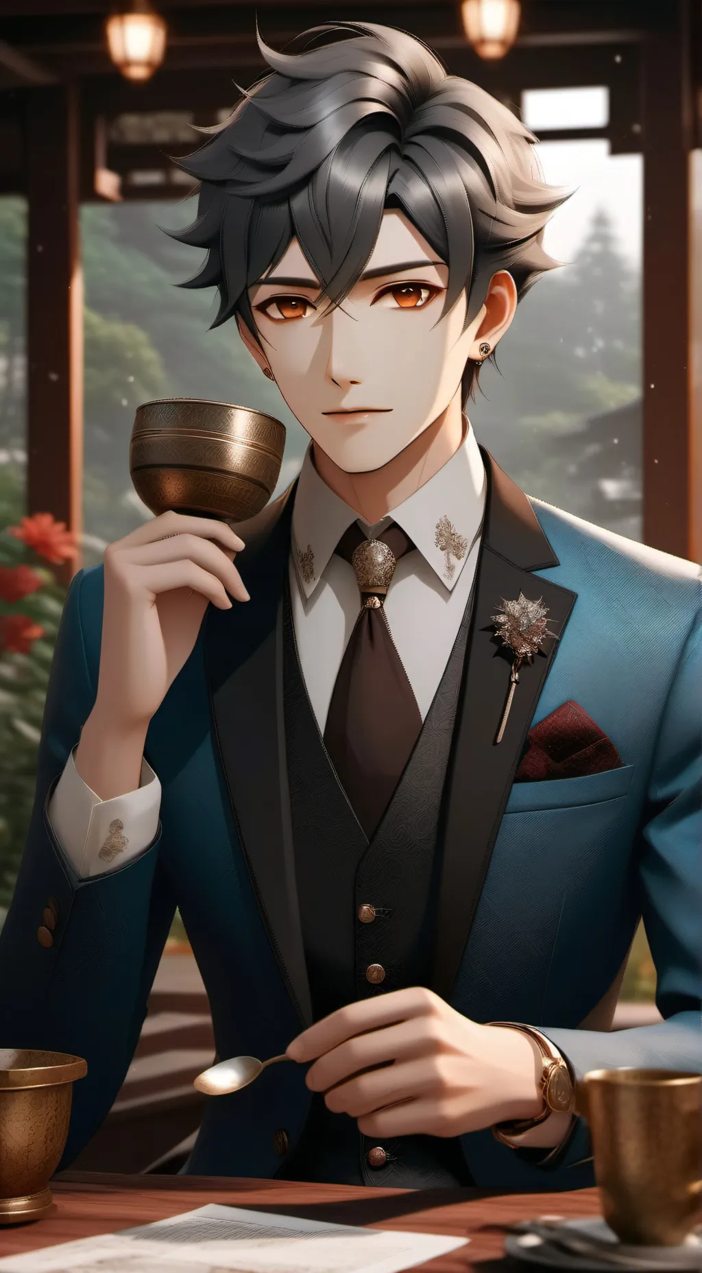 ai character: Gabriel background