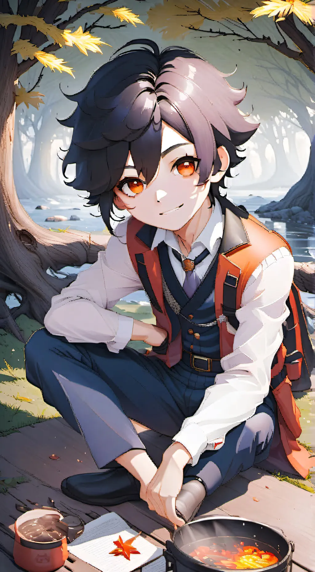 ai character: Minoru Mineta background