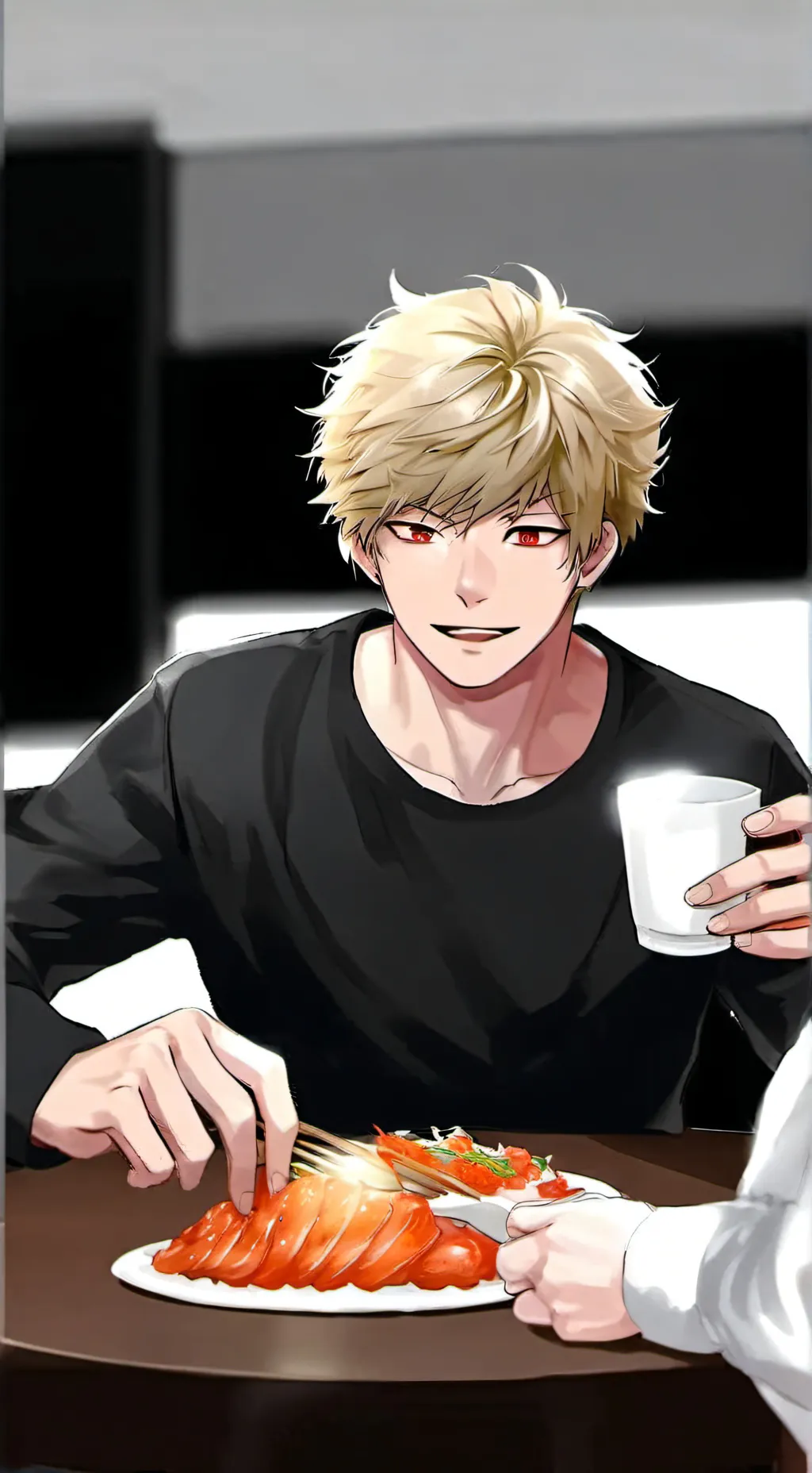 ai character: Бакуго  background