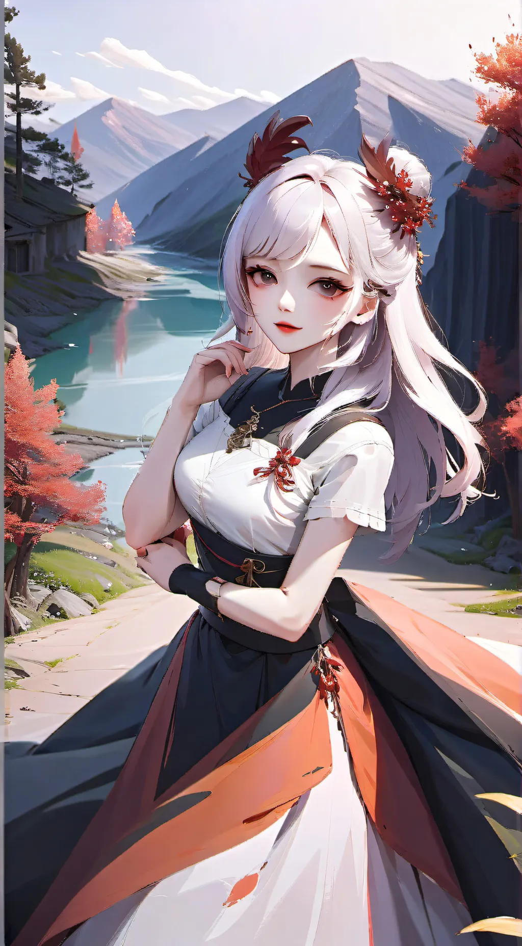 ai character: Lily background