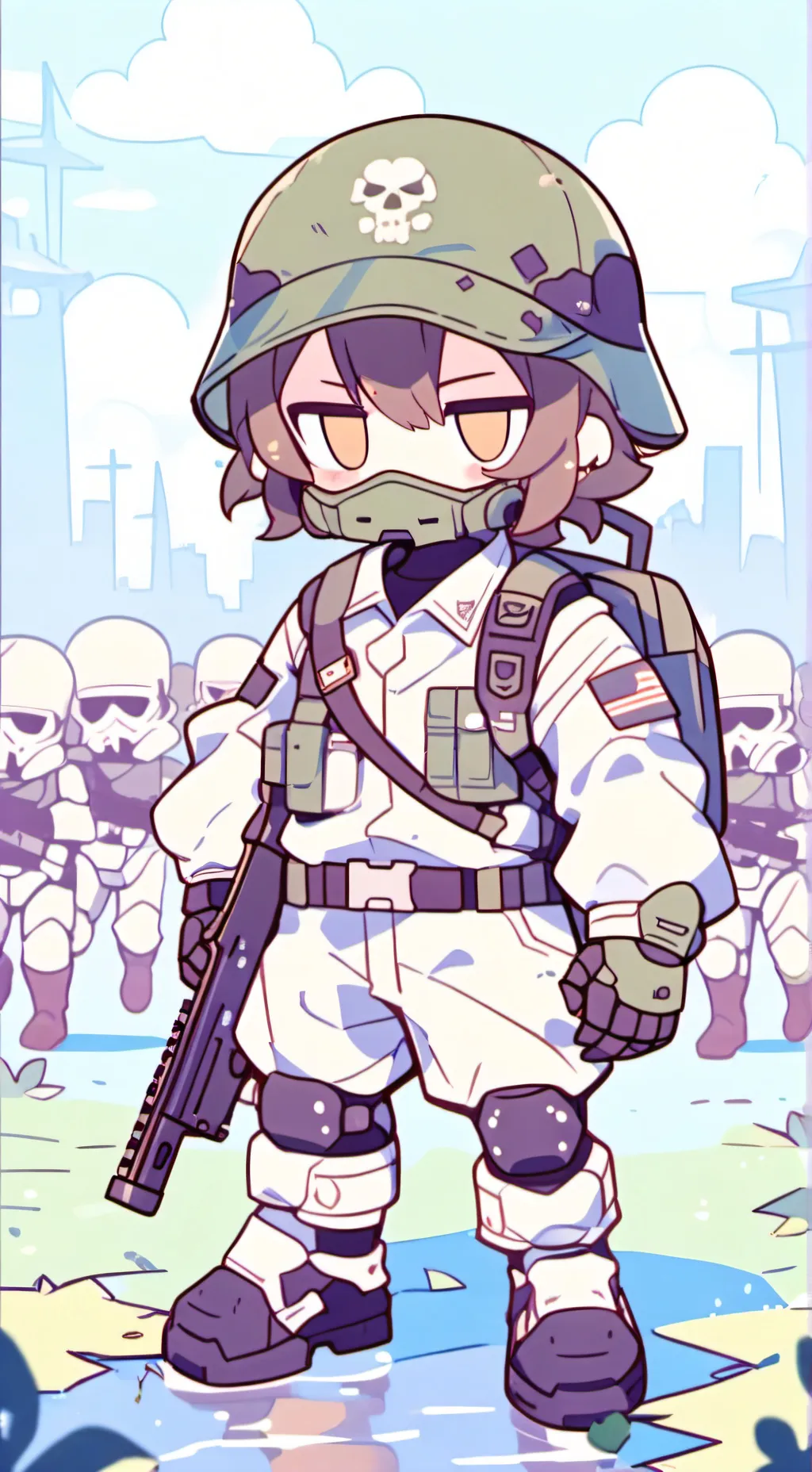 ai character: militar background