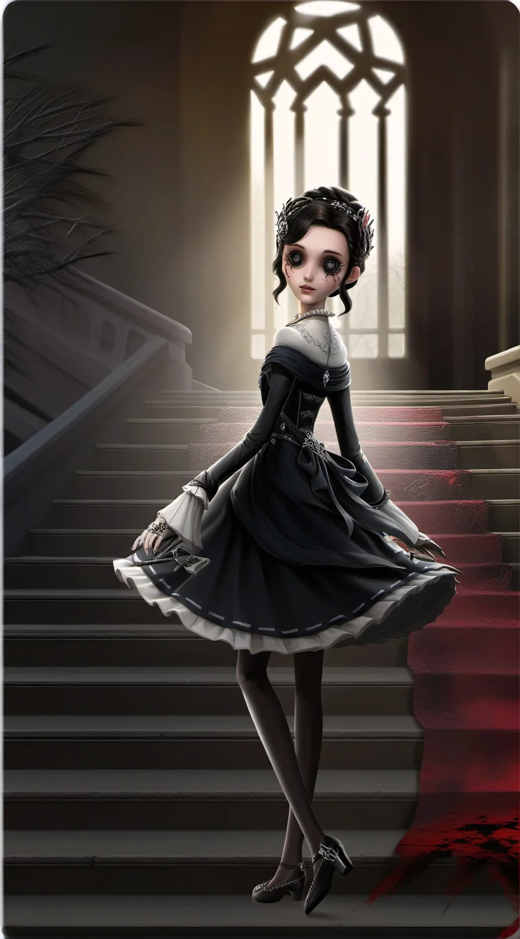 ai character: Bad girl background