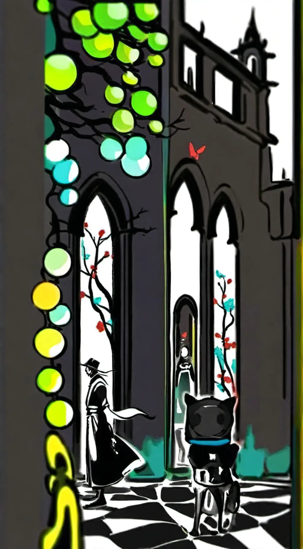 ai character: C00lkidd but nice background