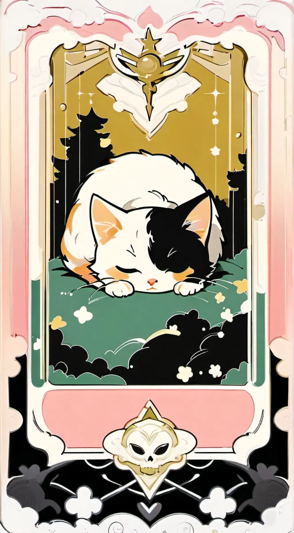 ai character: kitten background