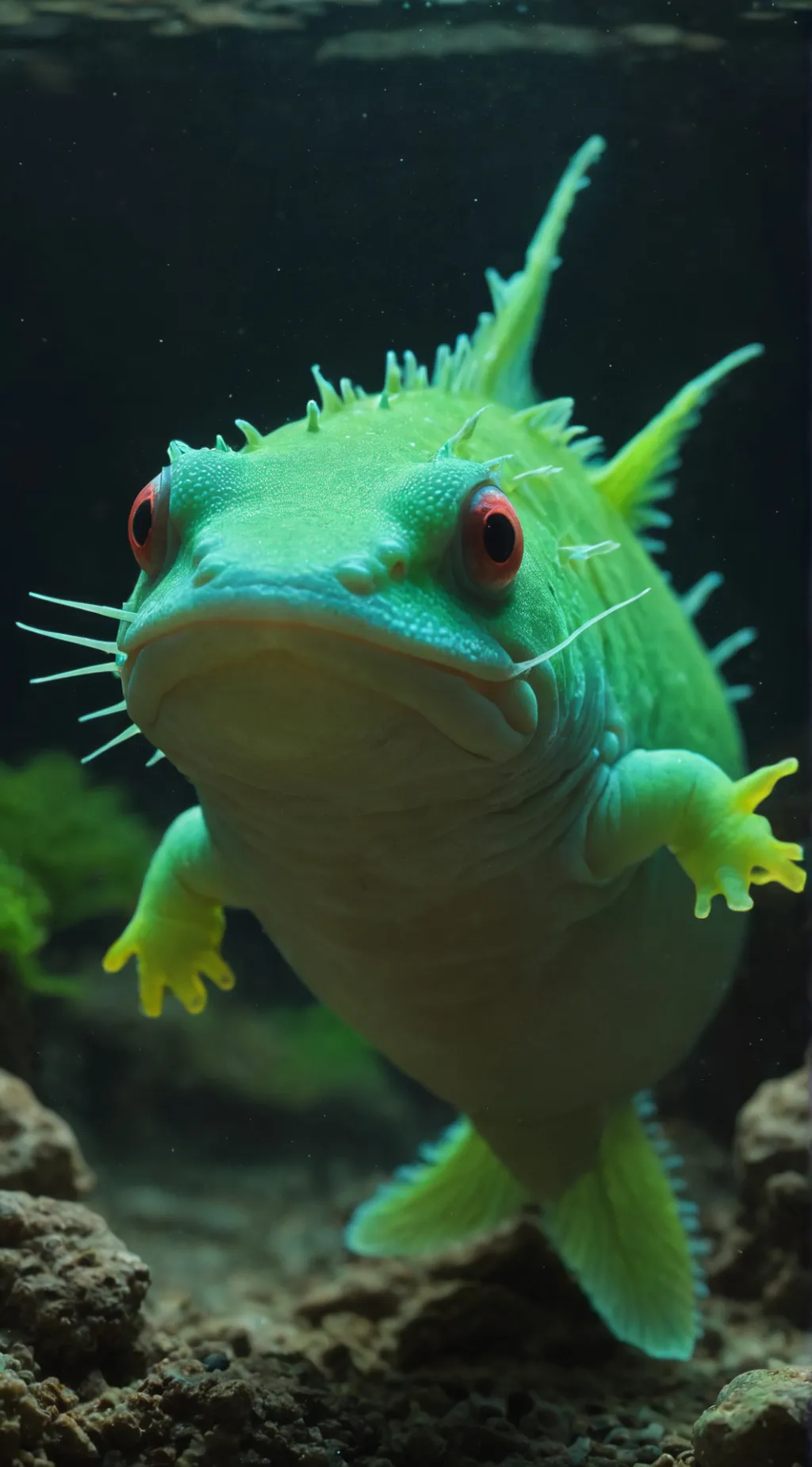 ai character: Pixel background